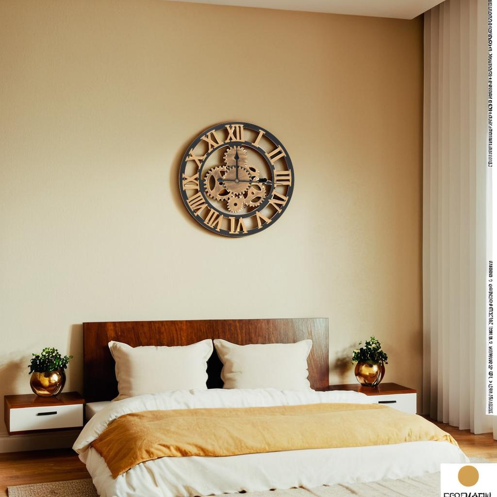 Steampunk Industrial Gear - Wall Clock Wall Clock|Vintage Clock|Hanging Clock|Decorative Clock|Home Decor|Wall Decor|Vintage Decor