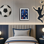 Load image into Gallery viewer, Messi &quot;&quot;GOAT&quot;&quot; Frame Home Decor| Wall Decor| Wall Hanging | Messi Frame | Football Frame

