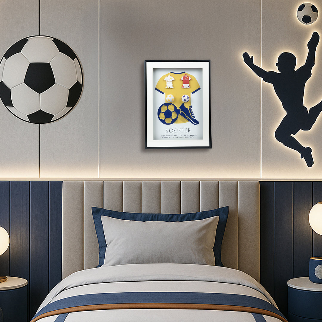 Football Fever Frame Home Decor| Wall Decor| Wall Hanging| Football Frame