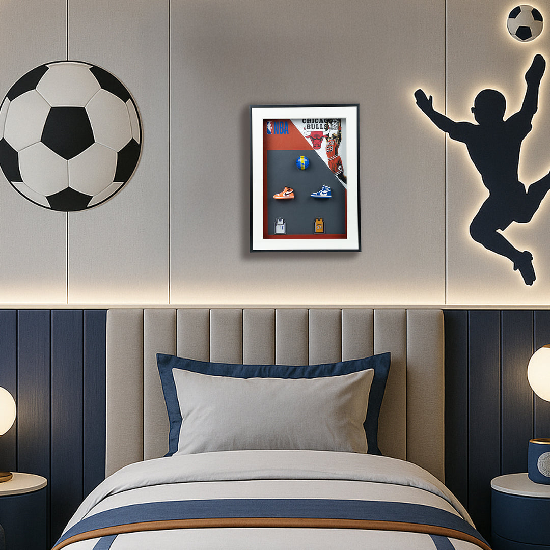 Chicago Bulls Frame  Home Decor| Wall Decor| Wall Hanging | Ronaldo Frame | Football Frame