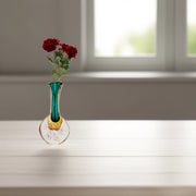 Serene Crystal Vase - Crystal Glass Vase|Decorative Vase|Home Decor|Decorative Accents|Gift Ideas|Luxury Home Decor|Elegant Home Decor|Minimalist Design