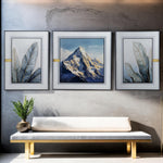 Load image into Gallery viewer, Mountain Peak &amp; Leaf Photography - Print Set Wall Art | Decorative Art | Home Decor | Wall Decor
