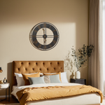 Load image into Gallery viewer, Rustic Industrial - Wall Clock | Vintage Clock | Hanging Clock | Decorative Clock |Home Decor | Wall Decor | Vintage Deco
