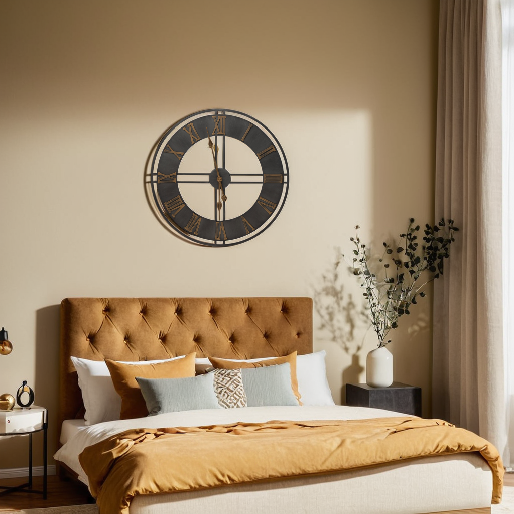 Rustic Industrial - Wall Clock | Vintage Clock | Hanging Clock | Decorative Clock |Home Decor | Wall Decor | Vintage Deco