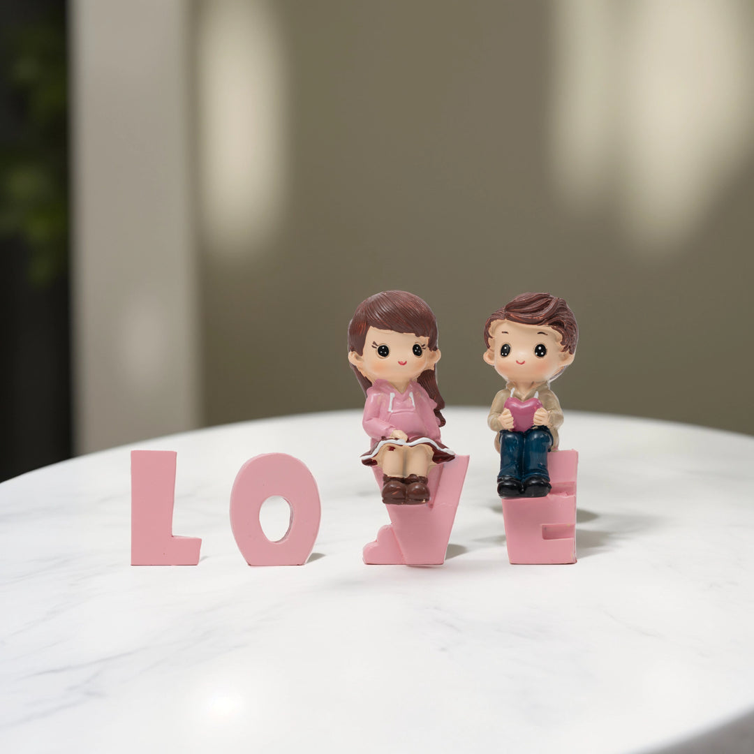 Love Letters Couple Home Decor|Love Statue|Showpiece
