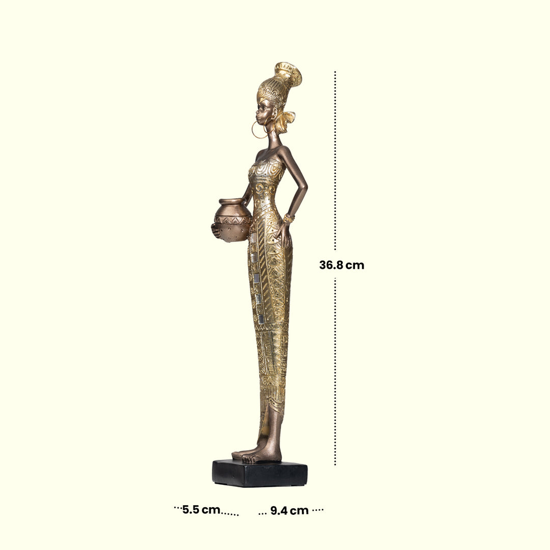 Strength and Grace - African Statue | Living Room Decor | Home Decor