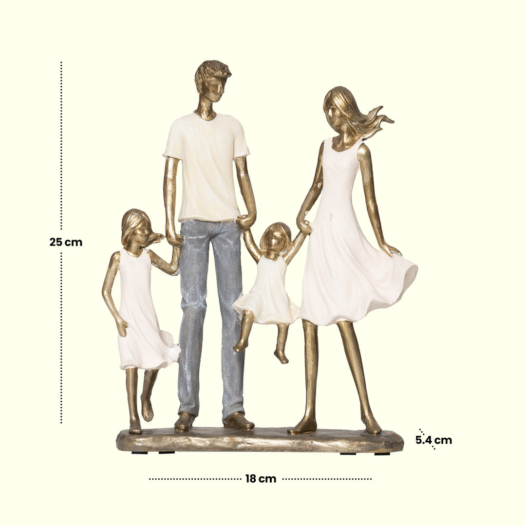 Family Joy Happy - Family Statue | Family Decor | Living Room Decor