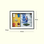 Load image into Gallery viewer, Jersey Evolution Frame Home Decor| Wall Decor| Wall Hanging | Messi Frame | Football Frame
