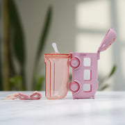 School Bus Water Bottle(Pink)  water bottle | Water bottle for kids | Cute water bottles for kids