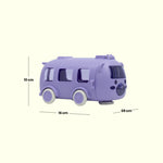 Load image into Gallery viewer, School Bus Water Bottle(Purple)  water bottle | Water bottle for kids | Cute water bottles for kids
