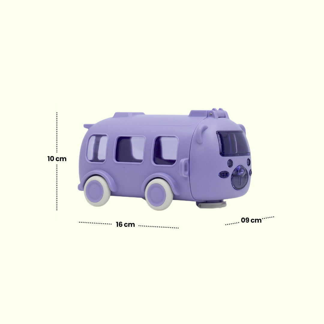 School Bus Water Bottle(Purple)  water bottle | Water bottle for kids | Cute water bottles for kids
