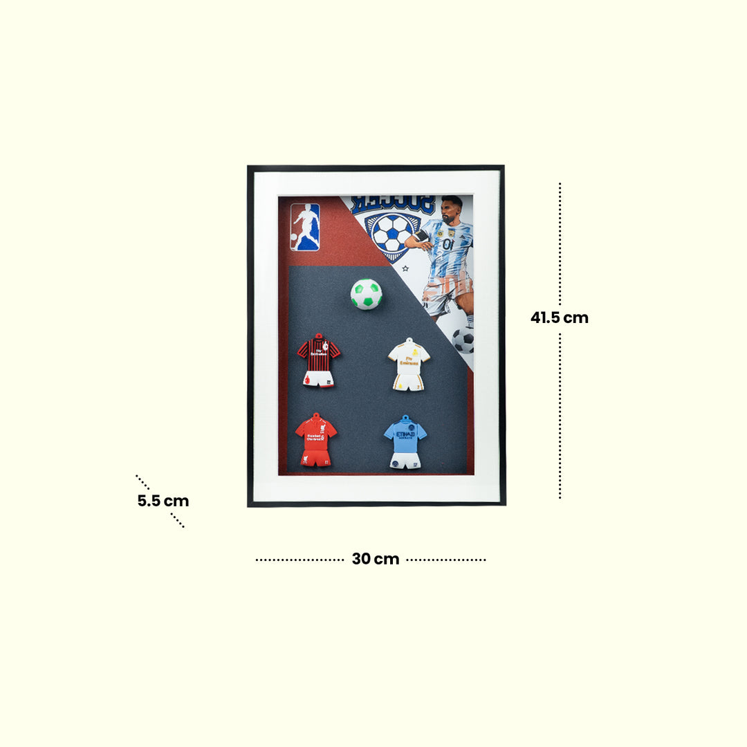 Goal Getter Frame Home Decor| Wall Decor| Wall Hanging |Football Frame