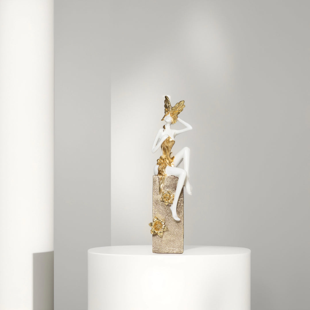 Golden Fairy Console - Table Decor | Home Decor | Luxury Statue