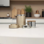 Load image into Gallery viewer, Gold Thermal Tiffin Carrier  Kitchen Ware | Thermos | Thermal Jar | Home Decor
