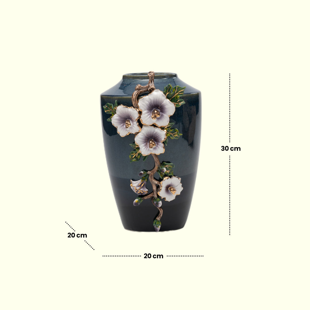 Azure Bloom Vase Flower Vase | Ceramic Vase | Home Decor | Azure Vase