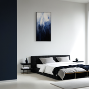 Abstract Blue Swirl Painting Wall Art|Decorative Art|Home Decor|Wall Decor| Abstract Art| Swirl painting