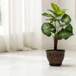 Load image into Gallery viewer, Rustic Planter Side Table Decor|Standalone Decorative Piece | Garden Decor
