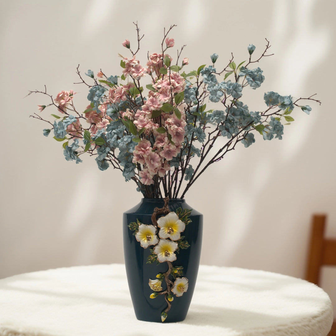 Floral Symphony Vase Flower Vase | Ceramic Vase | Home Decor | Azure Vase