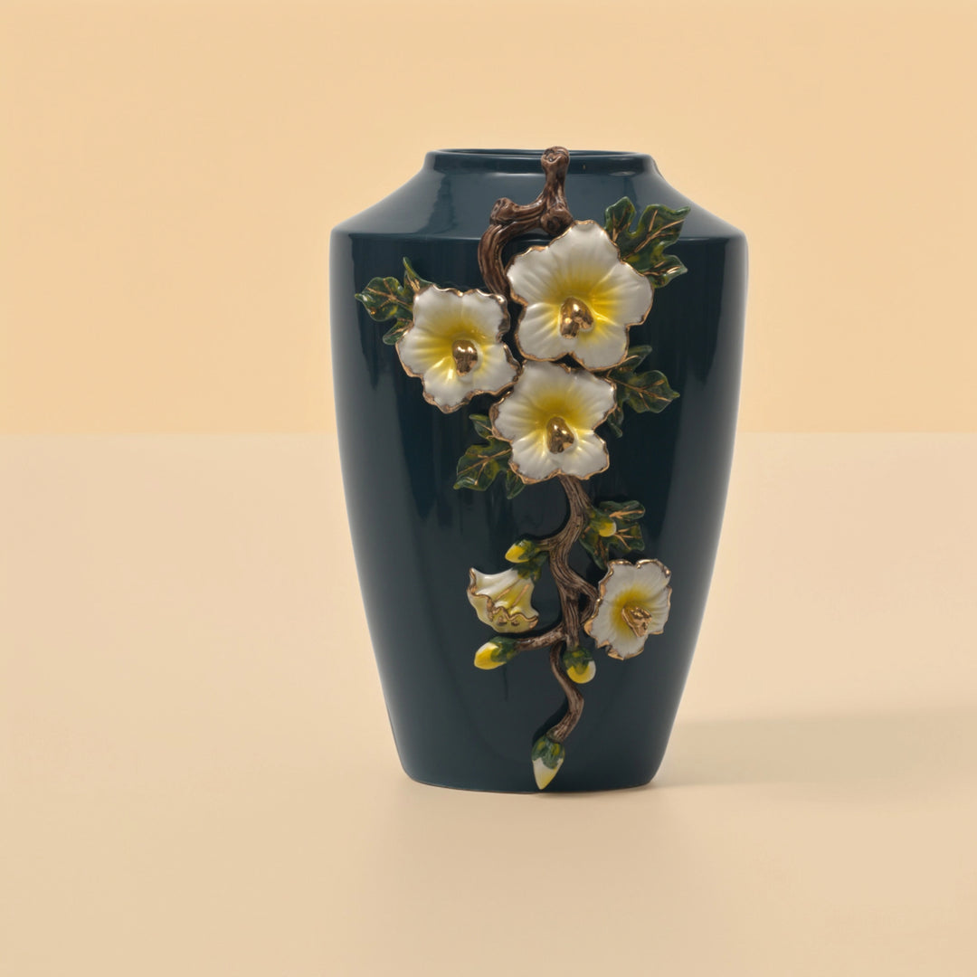 Floral Symphony Vase Flower Vase | Ceramic Vase | Home Decor | Azure Vase