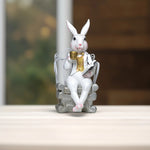 Load image into Gallery viewer, The Bookish Bunny - Home Decor | Ceramic Decor | Bunny Decor
