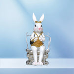 Load image into Gallery viewer, The Cozy Knitter - Home Decor | Ceramic Decor | Rabbit Decor
