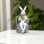 Load image into Gallery viewer, The Bookish Bunny - Home Decor | Ceramic Decor | Bunny Decor
