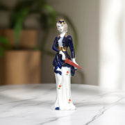 Vintage-Style Lady Figurine Home Decor | Ceramic Decor | Porcelain Decor Lady
