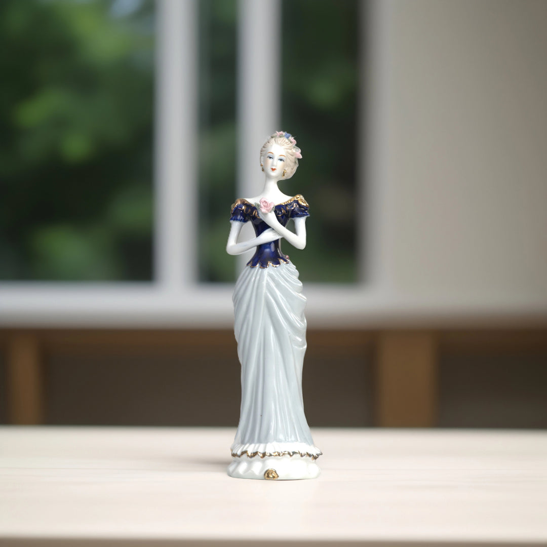 Elegant Lady Figurine - Home Decor | Ceramic Decor | Ceramic Lady Decor