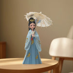 Load image into Gallery viewer, Parasol Doll Figurine Chinese Palace Girl - Figurine | Girl Figurines Storage Tray Resin  Chinese Palace Girl Figurine
