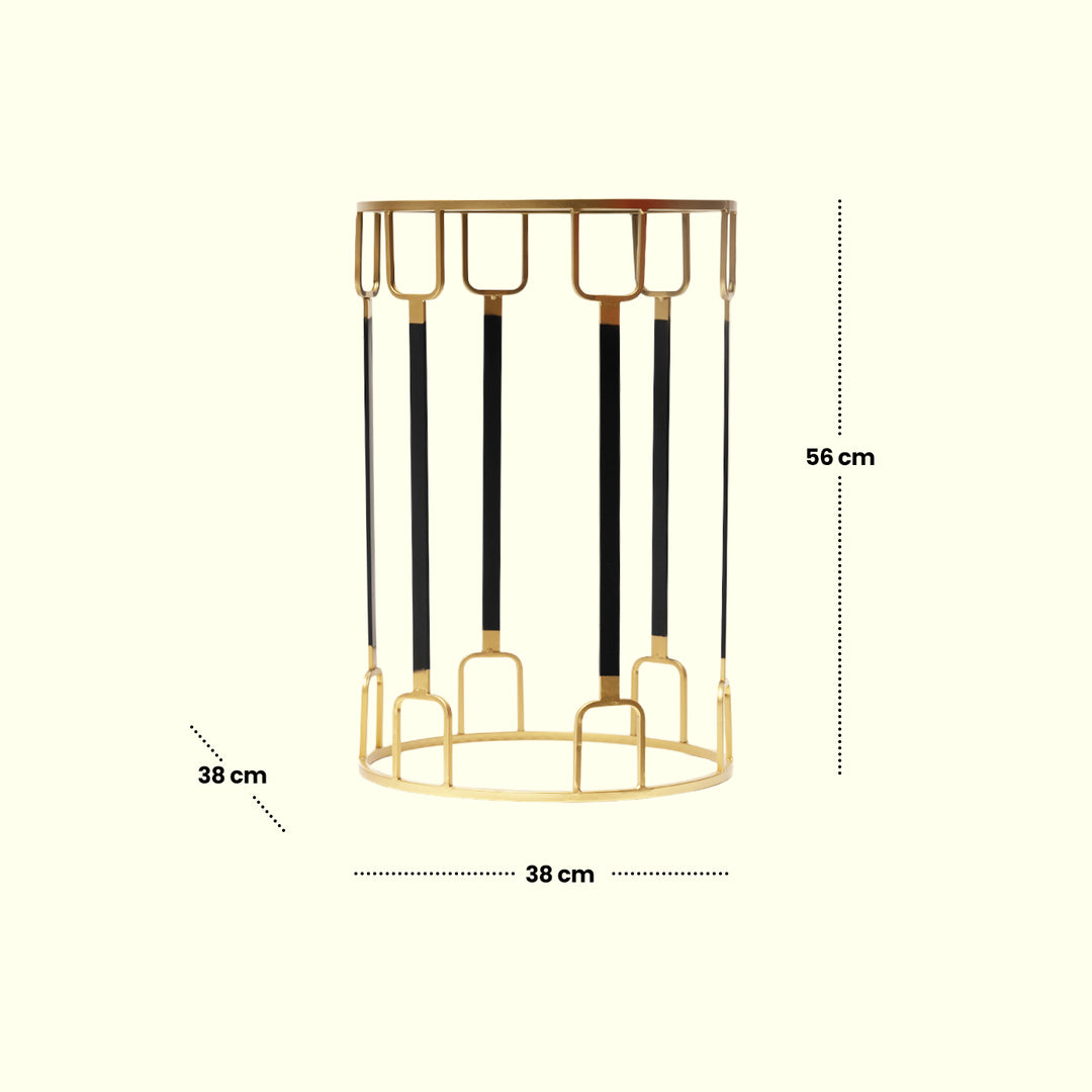 Geometric Glam Table Set - Accent Table | End Table|Side Table|Metal Table|Glass Top Table|Geometric Design|Living Room Furniture|Decorative Furniture|Stylish Furniture|Home Decor
