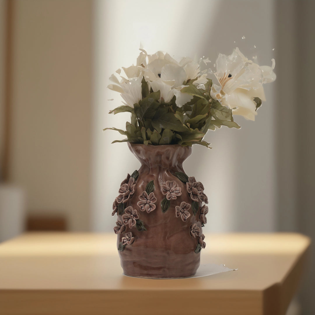 Rustic Elegance - Flower Vase | Ceramic Vase | Home Decor | Rustic Vase