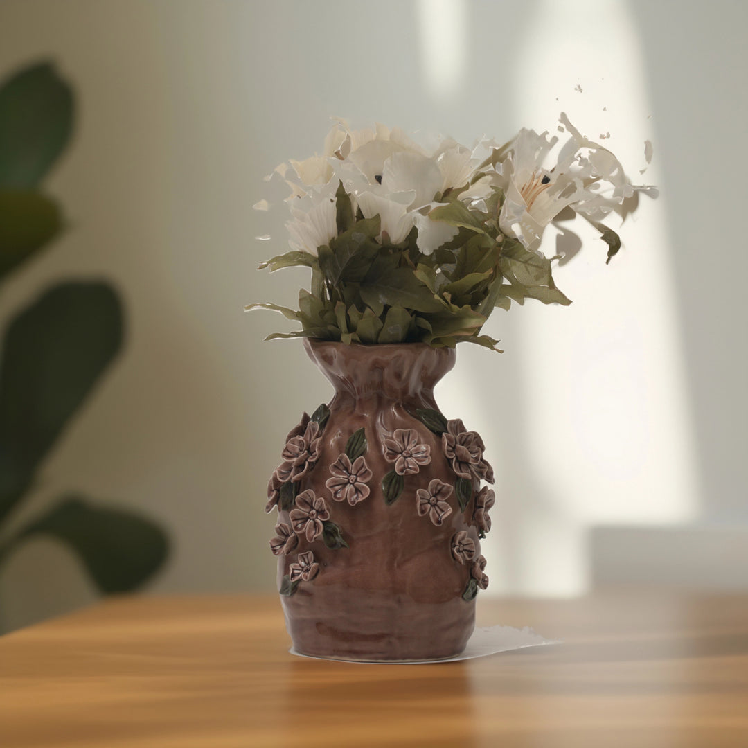 Rustic Elegance - Flower Vase | Ceramic Vase | Home Decor | Rustic Vase