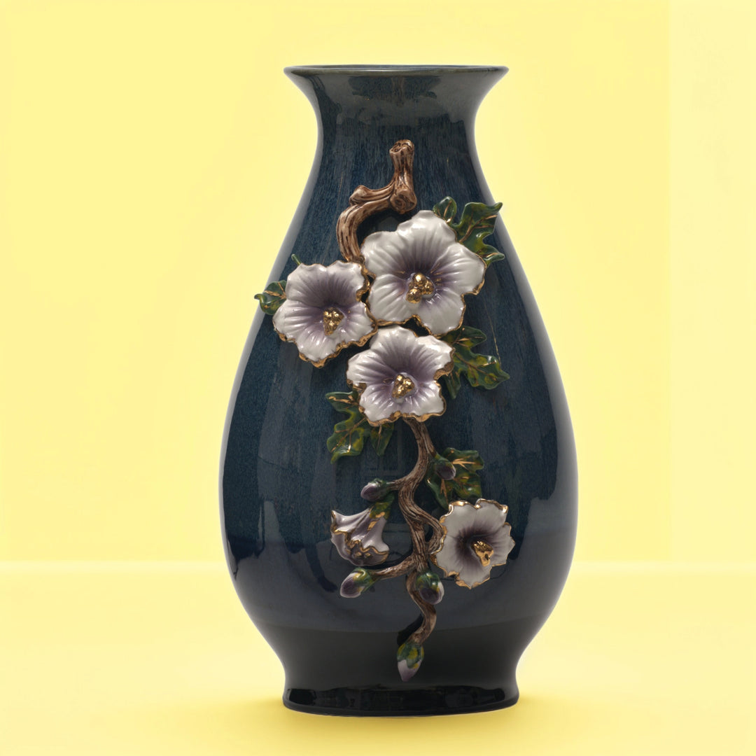 Blue Bloom - Vase  Flower Vase | Ceramic Vase | Home Decor | Blue Vase