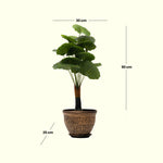 Load image into Gallery viewer, Lush Foliage Artificial Plant - Artificial Plant|Indoor Plant|Decorative Plant|Artificial Greenery|Low-Maintenance Plants|Green DecoR|Nature-Inspired Decor |  Artificial Plants Room Decor | Tropical Fake Plant in Pot
