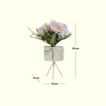 Load image into Gallery viewer, Marble-Style Ceramic - Vase Home Decor | Artificial Garden | Ceramic Planter | Marble Planter
