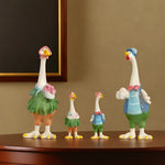 Load image into Gallery viewer, Goose Gang(Green) Decorative Set |Home Decor | Animal Home Decor
