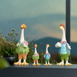 Load image into Gallery viewer, Goose Gang(Green) Decorative Set |Home Decor | Animal Home Decor
