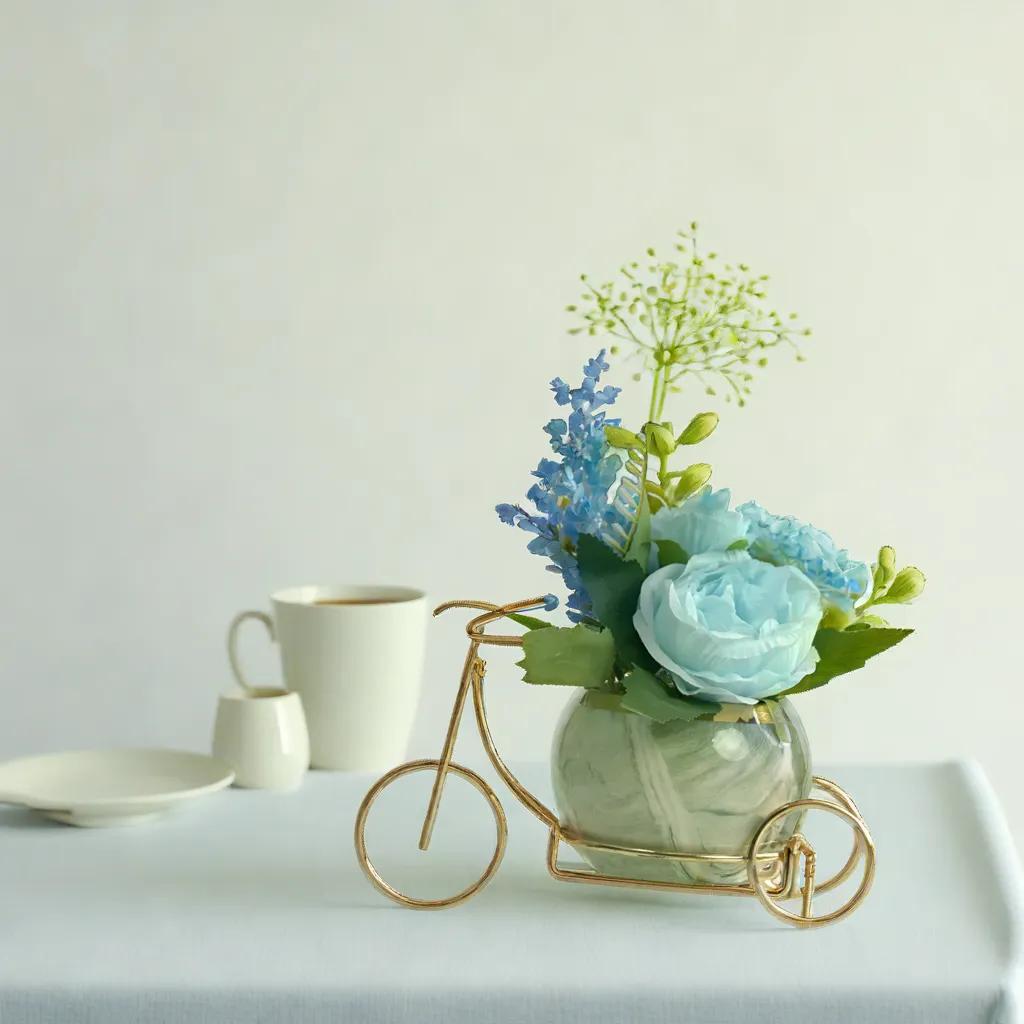 Bike Basket - Ceramic Planter| Home Decor | Table Top Plants