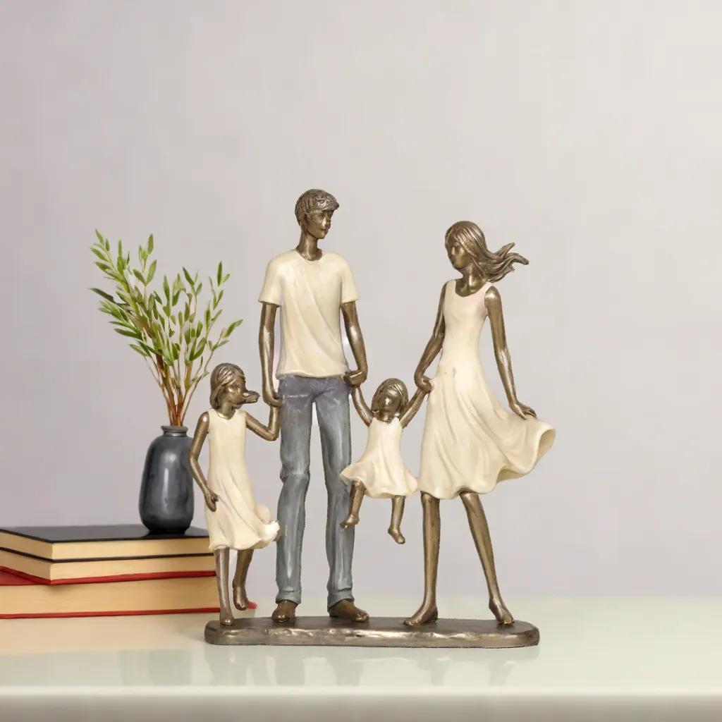 Family Joy Happy - Family Statue | Family Decor | Living Room Decor