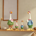 Load image into Gallery viewer, Goose Gang(Green) Decorative Set |Home Decor | Animal Home Decor
