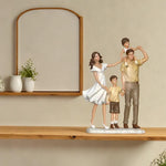 Load image into Gallery viewer, Family Togetherness - Happy Family Statue | Family Decor | Living Room Decor
