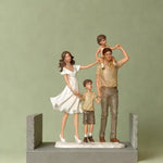 Load image into Gallery viewer, Family Togetherness - Happy Family Statue | Family Decor | Living Room Decor
