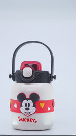 Load and play video in Gallery viewer, Kids Water Bottle - Mickey Mouse Design | Water Bottle | Water bottle for kids | Disney Water Bottle
