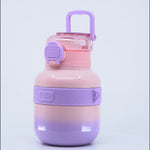 Load and play video in Gallery viewer, Compact Water Bottle(Purple)  water bottle | Water bottle for kids | Cute water bottles for kids
