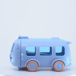 Load and play video in Gallery viewer, School Bus Water Bottle(Blue)  water bottle | Water bottle for kids | Cute water bottles for kids
