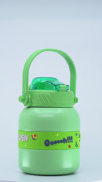 Load and play video in Gallery viewer, Kids Water Bottle - Green Alien Design  water bottle | Water bottle for kids | Toy story
