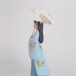 Load and play video in Gallery viewer, Parasol Doll Figurine - Japanese Girl Figurine | Girl Figurines Storage Tray Resin | Chinese Palace Girl Figurine
