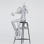 Load and play video in Gallery viewer, Music Man Home Decor |Polyresin Decor | Music Decor

